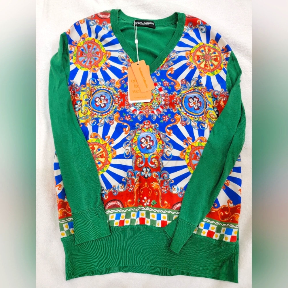 Dolce & Gabbana silk top 42
